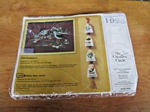 Creative Circle 1925 Kitchen Spice Sacks NEW vintage 1983 embroidery kit crewel - Picture 1 of 2