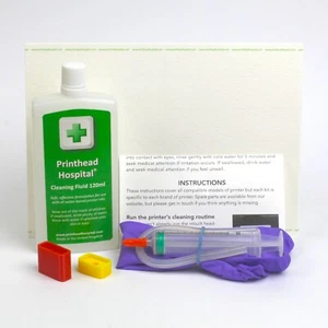 Epson XP Druckkopf Reinigungsset. Entsperrt Druckerdüsen 120ml Reiniger - Bild 1 von 4