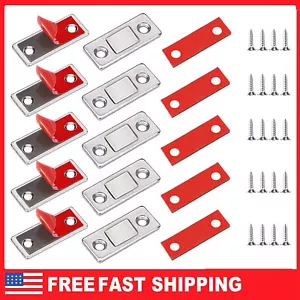 5 Pack Cabinet Magnetic Catch Ultra Thin Strong Adhesive Door Drawer Catch Latch - Picture 1 of 9