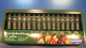 Weihnachtslichterkette für Außen 15 Osram Kerzen E14 45W CAK Made in Germany ! - Bild 1 von 6