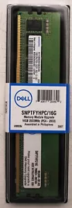 DELL SNPTFYHPC/16G 16GB PC4-2933Y DDR4-2933MHZ ECC Registered Memory - Picture 1 of 2