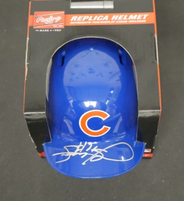 SAMMY SOSA SIGNED RAWLINGS MINI HELMET WITH JSA COA - CHICAGO CUBS - Image 1 of 3