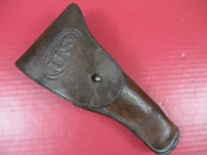 WWI Era US Army AEF M1916 Leather Holster M1911 Pistol Mrkd: G&K 1918 - NICE #2 - Picture 1 of 14