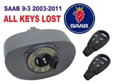 💔 CIM 9 3 9-3 KEY PROGRAMMING SERVICE *ALL KEYS LOST* SAAB 9-3 2003-2011 💔 - Image 1 of 3