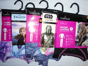 NWT GIRLS Cuddl Duds Warm Base Layers 2-Piece Set Assorted Sizes & Prints - Picture 1 of 56