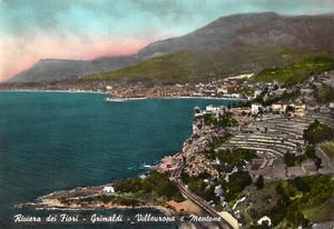 AL11-30E) GRIMALDI VILLEUROPA MENTONE VIAGGIATA IMPERIA - Bild 1 von 2