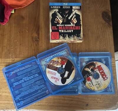 Blu-Ray El Mariachi Trilogy 3 Filme Box Set - Neuwertig - FSK 18 (Must have!) - Bild 1 von 4
