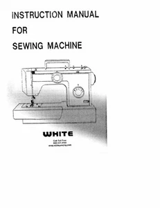 White W1788-W1888 Sewing Machine/Embroidery/Serger Owners Manual Reprint - Picture 1 of 1