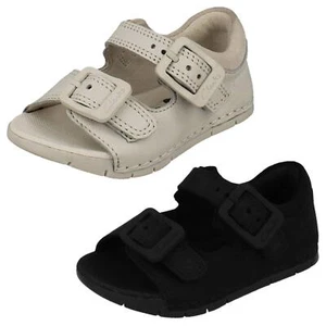 Kids Clarks Double Buckle Sandals Baha Beach T - Picture 1 of 19