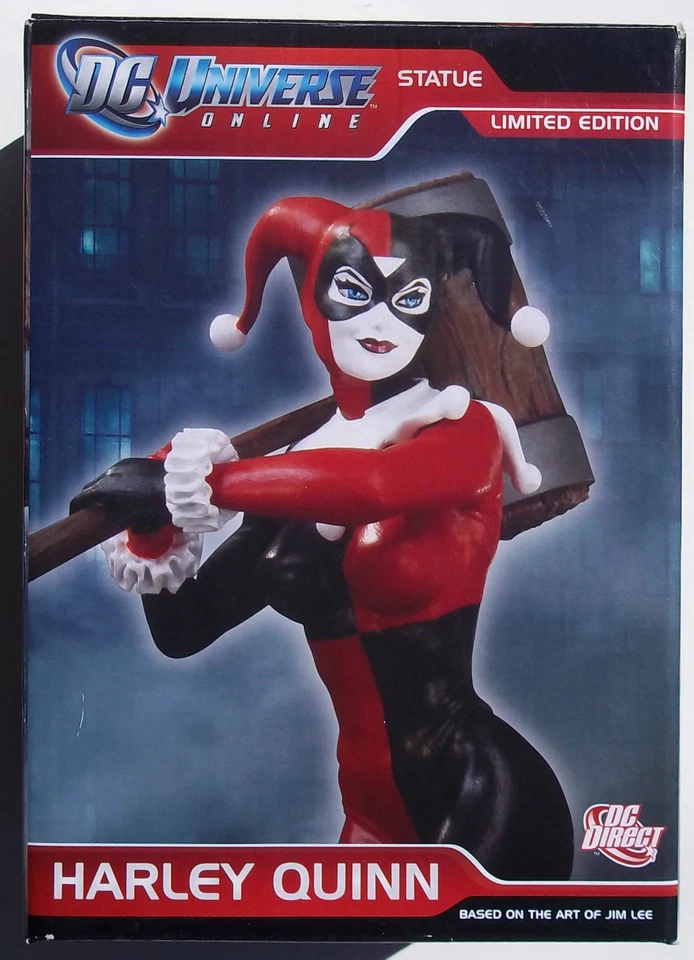 Harley Quinn Statue Jim Lee DC Universe Online 2011 Factory Limited