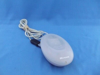 Microsoft Wireless Optical Mouse Receiver 2.0 USB 1013 Clear Blue Free Shipping - Image 1 of 4