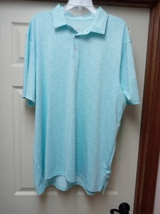 Southern Tide Performance Driver Over Club Polo Golf Shirt Mens 2XL Teal - Picture 1 of 13