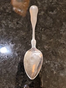 Vermont Coin Silver -Dessert Spoon “M.Noyes”&”Burlington”-Incised Warranted - Picture 1 of 9