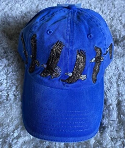 NWT Flying Eagle Art Hat Embroidered Flying High 4th Of July Independence Day OS - Picture 1 of 7