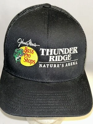 ЧЕРНАЯ КЕПКА ДЖОННИ МОРРИСА BASS PRO SHOP TRUCKER THUNDER RIDGE NATURES ARENA - Изображение 1 из 4