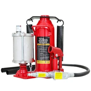 BIG RED 12 Ton (24,000 LBs) Torin Welded Pneumatic Air Hydraulic Car Bottle Jack - Picture 1 of 8