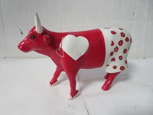 COW PARADE "KISS-MOO" Figurine – 2000 Westland Giftware – Retired! NO BOX - Picture 1 of 9