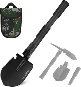 Folding Shovel Camping Military Survival Shovel Portable Tool for Camping Hiking - Picture 1 of 8