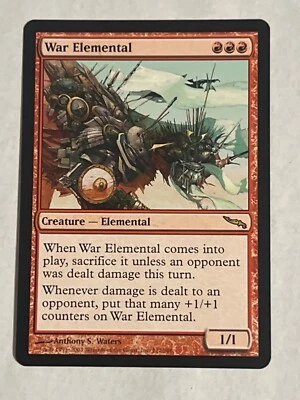 MTG - War Elemental - Mirrodin - Rare - LP - Magic the Gathering  - Image 1 of 2