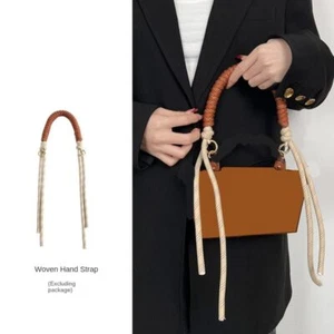 HandMade Woven Strap Braided Shoulder Bag Strap Fashion Bag Strap Handbags - Picture 1 of 22