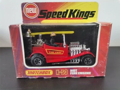 MATCHBOX SPEED KINGS K-53 HOT FIRE ENGINE - Immagine 1 di 4