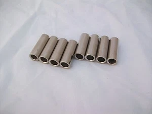 3/8" I.D. Universal Chrome-plated Axle spacers 1-3/8" Long - A Set of 8 - Picture 1 of 1