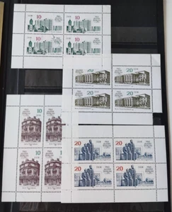 DDR 1987 4x Kleinbogen 750 Jahre Berlin MiNr 3075/78 - Bild 1 von 4