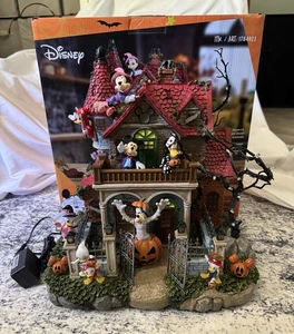 Disney Halloween Party House Lights Music Mickey Minnie Goofy Tested New In Box - Picture 1 of 7
