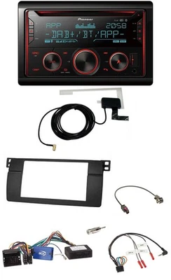 Pioneer 2DIN Lenkrad DAB USB CD Bluetooth Autoradio für BMW 3er 2002-2006 E46 sc - Bild 1 von 4