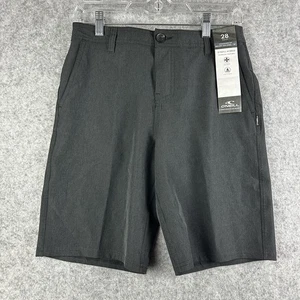 Pantalones Cortos Híbridos O'Neill Para Hombres 28 Negros Ajuste Estándar Hyperfreak Pro Elastizados 18" NUEVO - Imagen 1 de 15