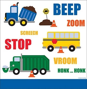 Creative Converting Traffic Jam Plastic Table Cover - 1 Pc, 725136 1 Blue/White - Picture 1 of 1