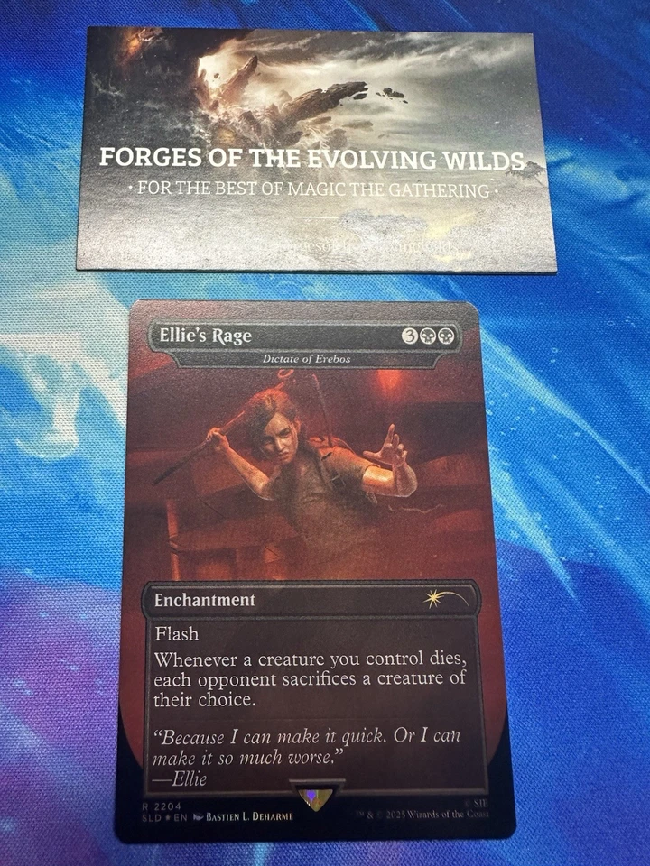 Ellie's Rage Dictate of Erebos 2204 Foil The Last of Us Part 1 Secret Lair - Image 1 of 1