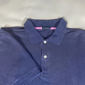 Lily Pulitzer Polo Shirt - Mens XL - Cotton Short Sleeve Blue - Via Palm Beach - Picture 1 of 10