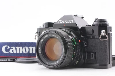 CLA'D [MINT] Canon AE-1 Program 35mm Film SLR New FD 50mm f1.4 Lens From JAPAN - Image 1 of 4