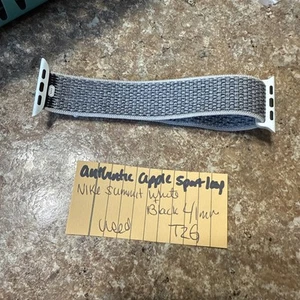 Genuine Authentic Apple Sport Loop Band 41mm NIKE Summit White - Picture 1 of 6
