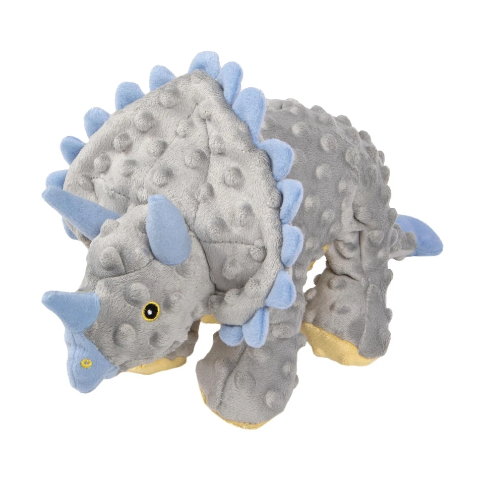 Juguete de peluche chirriante para perros Dinos con tecnología de protección masticable, tela duradera... Foto 1 de 4