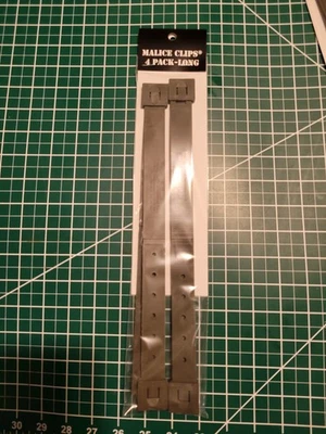 Paquete de 4 clips tácticos sastre largo follaje verde MALICE MOLLE Kydex Foto 1 de 2