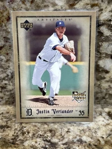 Justin Verlander - 2006 Upper Deck Artifacts RC #63 Tigers Astros - ROOKIE MLB - Picture 1 of 2