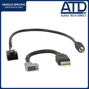 USB Befestigung Kabel für Ssangyong Musso Tivoli 2015- Fabrik Adapter Aux 3.5mm - Bild 1 von 3