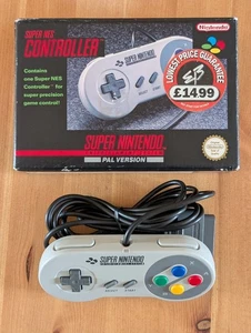Official Super Nintendo Entertainment System Controller SNES BOXED - See Pics - Picture 1 of 11