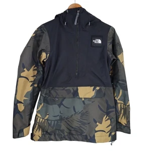 The North Face Tanager Jacket Womens XS Camo Black Pullover Anorak Ski Rain Coat - Picture 1 of 15