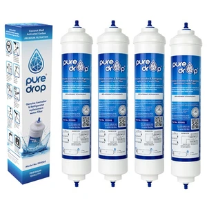 4x In Line Fridge External Water Filters Compatible With SAMSUNG LG DAEWOO BEKO - Picture 1 of 9