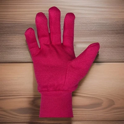6 pares de guantes de jardín de algodón para mujer talla mediana/grande guantes de trabajo rosa sellados Foto 1 de 4