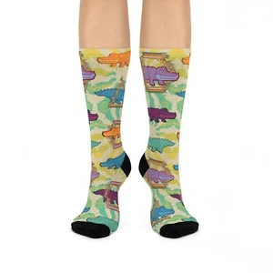 King Gizzard Socks Unisex 1 Size Comfortable Stretchy KGLW Doom Rock Original - Picture 1 of 7