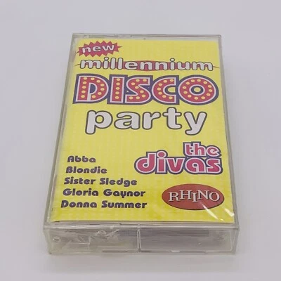 Millennium Disco Party The Divas by Various Artists Cassette, 2000 Rhino - New - Image 1 of 4