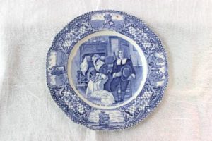 Crown Ducal England Colonial Times Salad Plate 8” Speak for Yourself, John - Picture 1 of 4