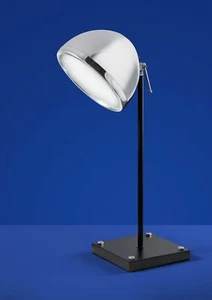 Lámpara de mesa LED alemana negro cromo vidrio interruptor altura 64 cm depósito industrial_2 - Imagen 1 de 2