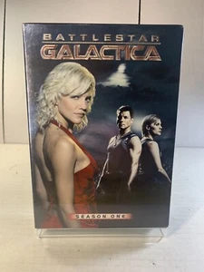 NEW Battlestar Galactica Season 1 Sealed DVD 5 Disc Set 2005 English 12 Hours - Picture 1 of 4