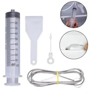 5Pcs/Set Fridge Drain Unblocker Cleaner Flexible Drain Hole Clog Remover Tool - Picture 1 of 8