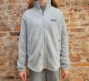 NWT Women Patagonia Classic Microdini Fleece Jacket Thermal Blue #23165-TMBL - Picture 1 of 6